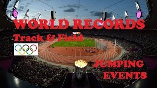 Track amp Field World Records in Jumping Events [upl. by Kenrick755]