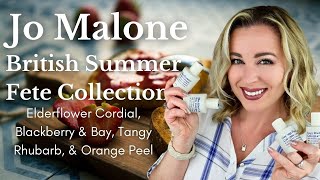 Jo Malone Great British Summer Fete Collection  Tangy Rhubarb Elderflower Cordial amp More [upl. by Acinad]