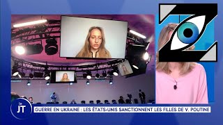 Zap Actu La Russie suspendue par lONU Sanctions contre les filles de Poutine 070422 [upl. by Zusman26]