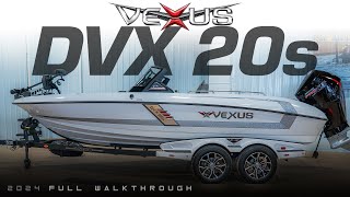 Vexus Boats DVX 20s FULL Walk Through 2024 NEW FEATURES [upl. by Drofnas]