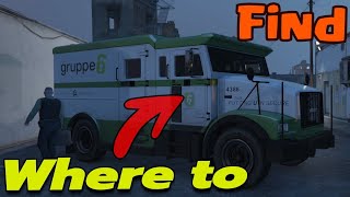 GTA V Where to find armored truck [upl. by Gaspar]