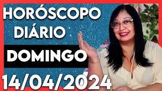 HOROSCOPO DO DIA PREVISAO DIARIA 14 04 2024 SIGNOS Cigana Carmencita [upl. by Ardiedal]