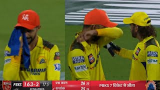 Ms Dhoni did this when Ruturaj Gaikwad crying after CSK lost against PBKS won everyones heart [upl. by Anelahs]