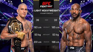 🔴 UFC 307 Alex Pereira vs Khalil Rountree Jr  Full Fight Highlights  Light Heavyweight Title Bout [upl. by Lyrrad592]