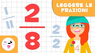 Impara a leggere le frazioni  Matematica per bambini [upl. by Croner]