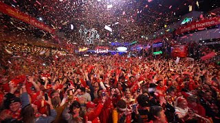 We are the Champions Fans party at KC Live after Chiefs historic Super Bowl win [upl. by Airetnuhs]