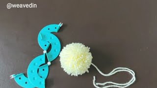 Easy Pom Pom Maker Tutorial [upl. by Aissila]