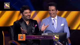 Kapil Sharma Sonu Sood Amitabh Bachchan Fun Masti at KBC Shows  Kaun Banega Crorepati PROMO BM [upl. by Ecyoj883]