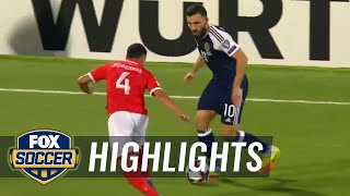 Malta vs Scotland  2016 European Qualifiers [upl. by Ehcram372]