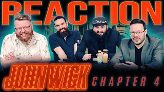 John Wick Chapter 4  MOVIE REACTION [upl. by Yekram]