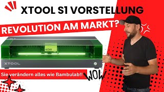 XTool S1 Laser SchrittfürSchritt Anleitung – Unboxing Aufbau amp erste Nutzung [upl. by Aneetak]