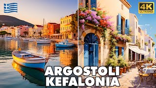 ARGOSTOLI Kefalonias Jewel Revealed  Greece Walking Tour 4K 🎥🇬🇷 [upl. by Ulane]