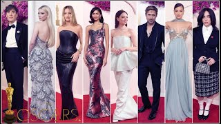 BEST LOOKS WEARINGS NOMINATIONS AND WINS FROM THE 2024 OSCARS  96th ACADEMY AWARDS [upl. by Balas]