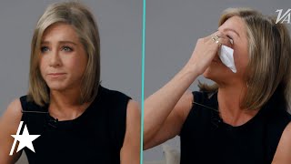 Jennifer Aniston CRIES When Asked About ‘Friends’ [upl. by Ardnaeel]