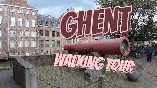 🇧🇪GHENT  4K  walking tour [upl. by Caresse]