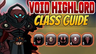 AQW VOID HIGHLORD CLASS GUIDE THE ONLY VOID HIGH LORD GUIDE YOU NEEDEnhancements Skill Combos [upl. by Bryna]