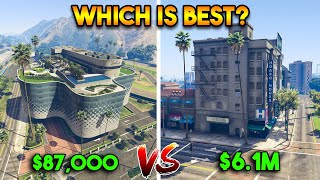 GTA 5 ONLINE  CHEAP HOUSE VS MOST EXPENSIVE WHICH IS BEST [upl. by Townsend]