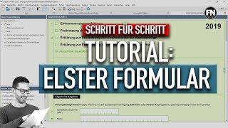 Elster Funktionen 2020 Tutorial  Steuererklärung 2019 Elster machen  elster einfach erklärt [upl. by Camp]