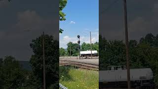 Old Searchlight Signals on the New England Central Vermont Railway Jct in Bellows Falls Vermont NH [upl. by Bor]