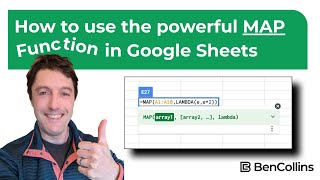 How to use the powerful MAP Function in Google Sheets [upl. by Dorr]