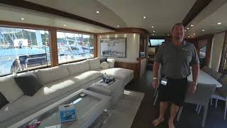 Elite Yacht Charter Walkthrough  ⛵ USVIBVI Luxury Motor Yacht [upl. by Chivers923]