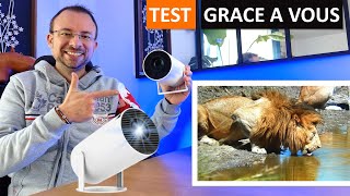 54€ ❤️ Test du vidéoprojecteur HY300 [upl. by Sinnod550]