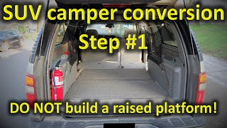 Turn your SUV into a camper [upl. by Ykroc]