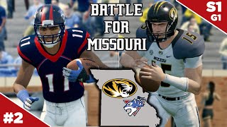 Dynasty Begins with Battle For Mizzouri  St Louis St Rivercats  NCAA Football 14  Ep 2 [upl. by Marbut]