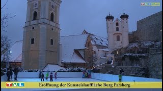 Eröffnung der Eislaufbahn Stadt Parsberg  17122017 [upl. by Nyrhtak]