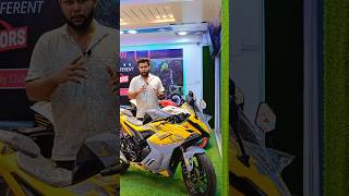 New GPX Demon 165 Fi ABS Yellow amp Gray Colour Review shorts gpxdemon gpx newtoyou ajshohan [upl. by Ennovi]