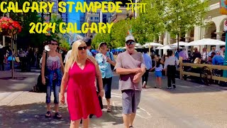 calgary stampede 2024 1frist day downtown canada  stampede parade canada lifestyle vlogs jay rawat [upl. by Nareht]