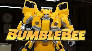 TRANSFORMERS BUMBLEBEE  BUMBLEBEE VS BARRICADE STOP MOTION [upl. by Nathalia419]