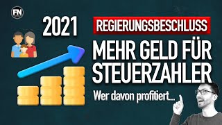 Mehr Geld für alle  Steuersenkungen und Kindergeld 2021 [upl. by Einaffit]