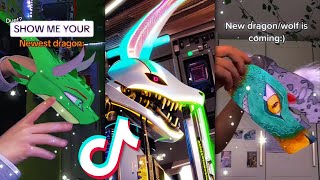 😱THE AMAZING Paper Dragon 🔥Puppet TikTok Compilation 133 [upl. by Inajna]