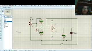 H1051231002  Penjelasan Skematik Rangkaian Komparator Open Loop UAS Elektronika [upl. by Atselec]