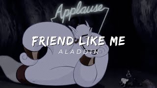 FRIEND LIKE ME  Aladdin backing track Alto Sax Music Sheet [upl. by Nojid297]