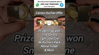 Ferraro Rocher Diwali Offer Win Smartphone Gold Coin Movie Tickets and more [upl. by Gianina836]