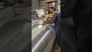 stainless steel outer polishing stainlesssteelworks tanker [upl. by Anjela]