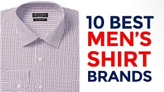 10 Best Shirt Brands for Mens in India with Price Range  Top 10 Formal Shirt Brands  2017 [upl. by Brenton]