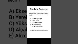 Sorularla Coğrafya [upl. by Zipporah]