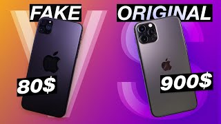 FAKE IPHONE 11 VS REAL COMPARISON [upl. by Zehe]