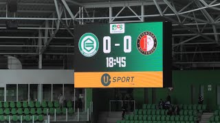 FC Groningen  Feyenoord 22 Veerkracht en Vechtlust FCG [upl. by Beatrisa]