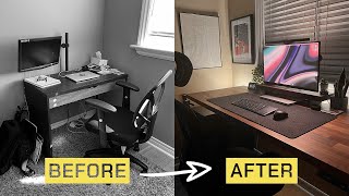 My simple and budget friendly desk makeover 2024 [upl. by Weight]