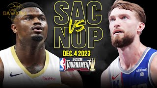 New Orleans Pelicans vs Sacramento Kings Full Game Highlights  December 4 2023  FreeDawkins [upl. by Jann183]