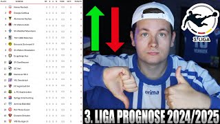 3 Liga Prognose 202425 🔴  Wer sind die Aufsteiger amp wer die Absteiger [upl. by Guenna528]