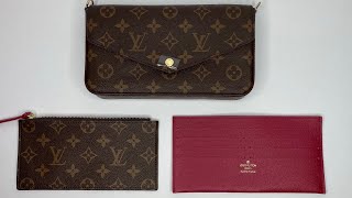 Louis Vuitton Pochette Félicie in Monogram •Fuchsia [upl. by Ginevra]