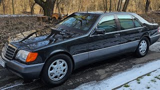 ЭХО 90х НОВЫЙ БРОНИРОВАННЫЙ MERCEDES W140 S600 КАПСУЛА ВРЕМЕНИ [upl. by Naraa]