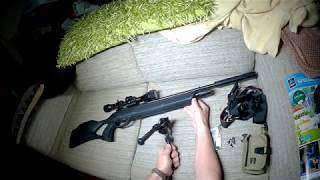 Fitting a Picatinni Rail Bipod and Swivels to the Gamo Fox PCP Air Rifle [upl. by Henden]