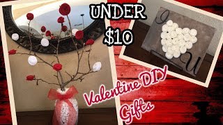 Valentines Day DIY Gifts  UNDER 10  Collab [upl. by Noivert48]