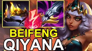 LOL CN BEST QIYANA  Beifeng Qiyana vs Ekko D1  Challenger Qiyana Gameplay S1420 [upl. by Methuselah470]